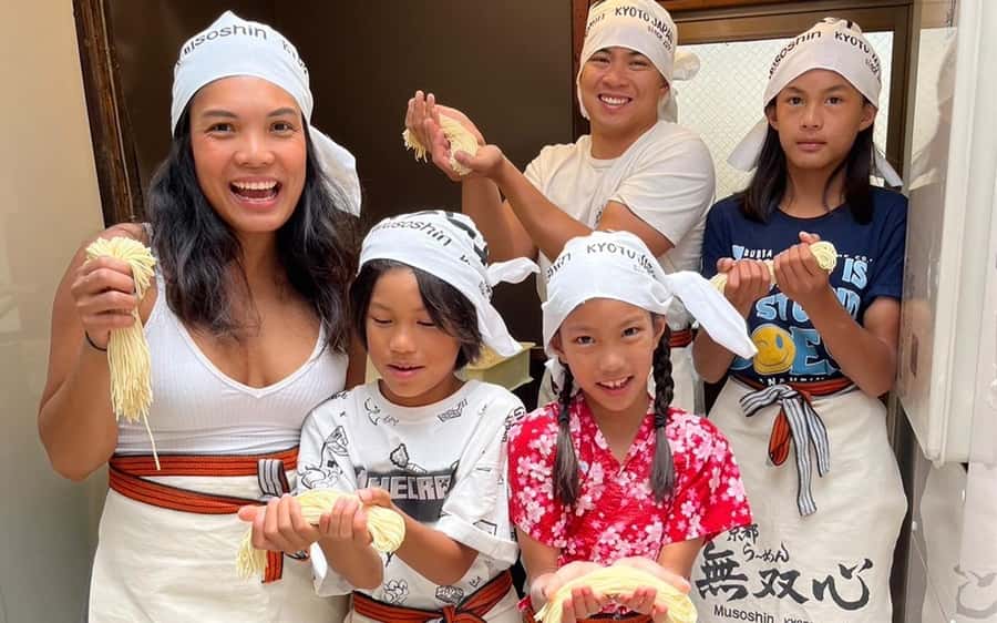 Kyoto Michelin Ramen Workshop or Painting Ramen Essentials - The one-hour noodle-making session