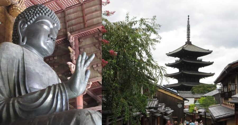 KYOTO-NARA: Giant Buddha Deer Pagoda "Geisya" (Italian, full day) - Meeting at Kyoto Station without a false start