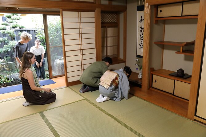 Kyoto near Fushimiinari Wagashi making&Small Group Tea Ceremony - Understanding the manners without feeling awkward