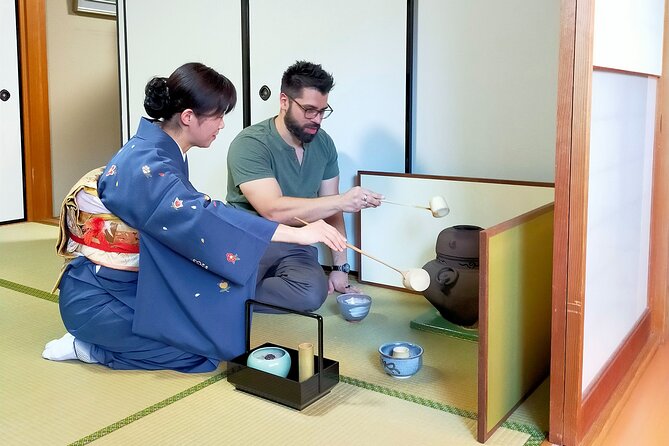 Kyoto near Fushimiinari Wagashi making&Small Group Tea Ceremony - Watching matcha prepared, then making it yourself