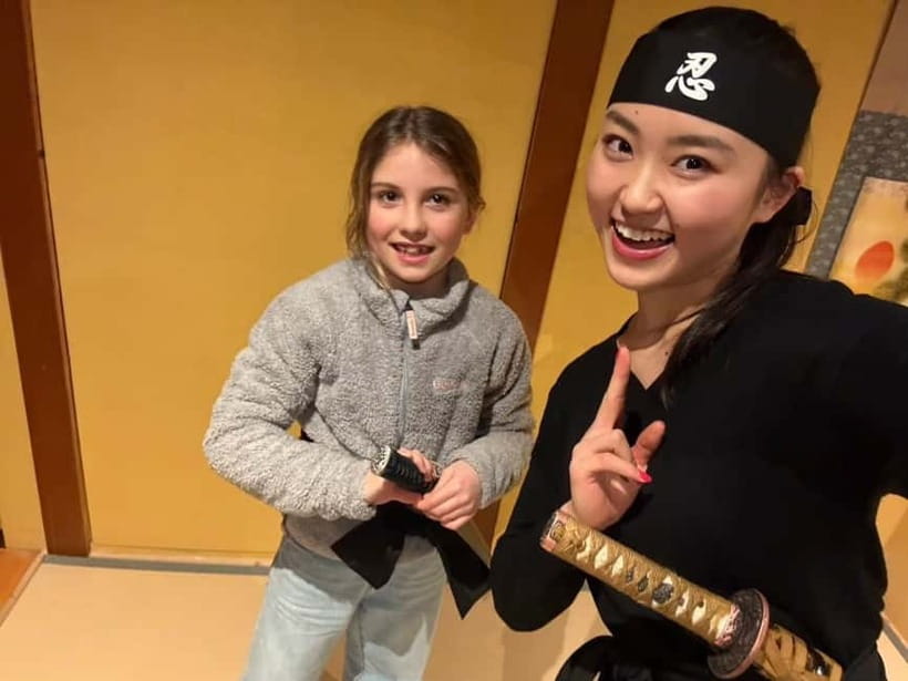 Kyoto: Ninja Experience Cafe Kyoto Gion - Three weapons, three different skills