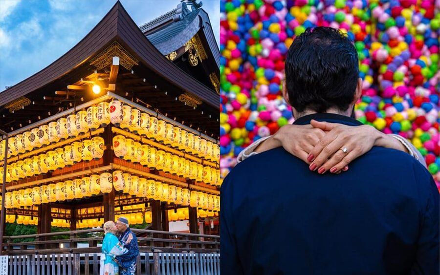 Kyoto: Private Gion District Photoshoot Experience - Yasaka Koshindo and a splash of color