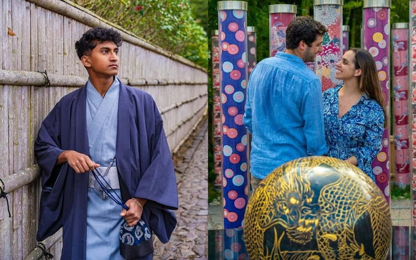 Kyoto: Private Photoshoot Experience in Arashiyama Bamboo - The bamboo grove and its crowded paths