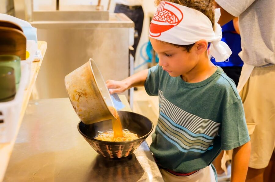 Kyoto: Ramen Cooking Class at a Ramen Factory with Souvenir - Assembling and eating your finished bowl