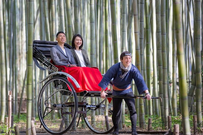 Kyoto Sagano Insider: Rickshaw and Walking Tour - Riding through the Arashiyama bamboo forest