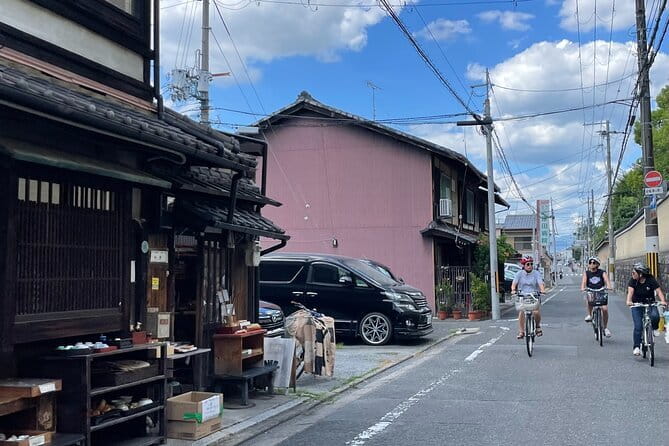 Kyoto Satoyama Cycling with Lunch and English Guide - Sonobe Castle ruins, with a school gate in the middle of town