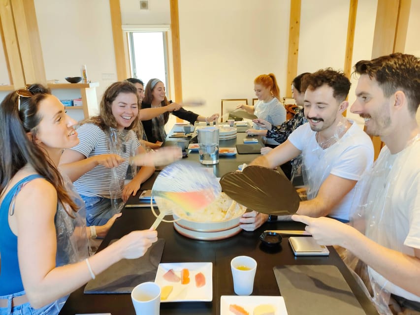 Kyoto: Small-Group Authentic Sushi Making Workshop - Preparing rice and learning the basic movements