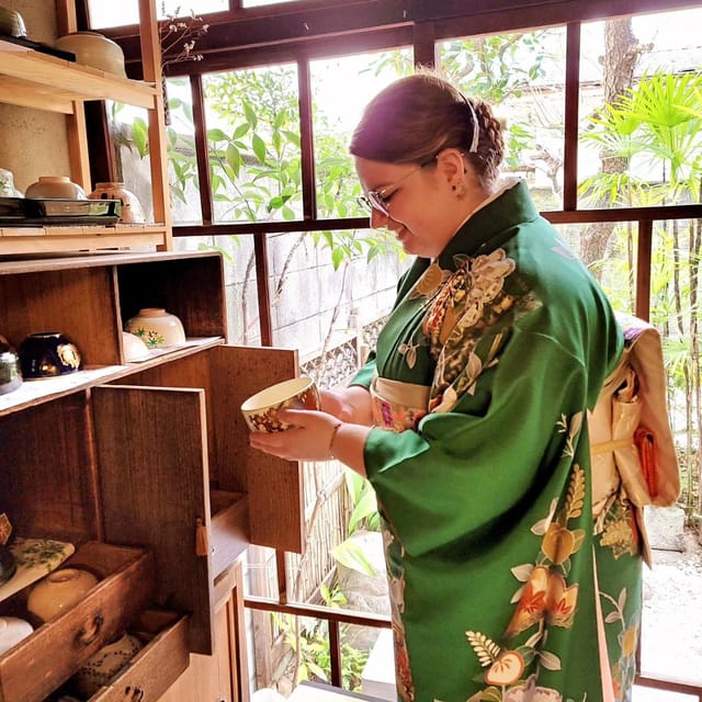 Kyoto: Table-Style Tea Ceremony at a Kyo-Machiya - Calligraphy, flower arranging, and photo time