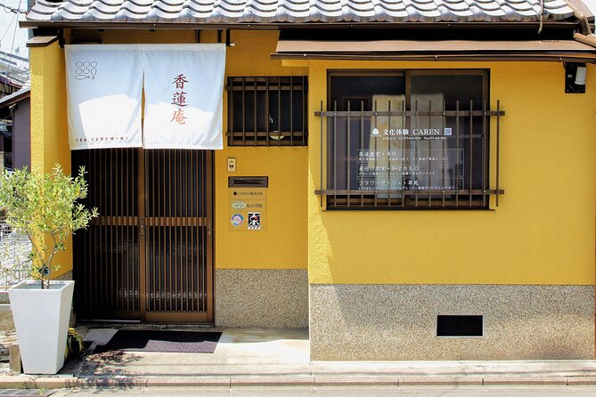 KYOTO Tea Ceremony with kimono near by Imamiya Jinjya Shrine - Matcha, seasonal sweets, and your turn to serve