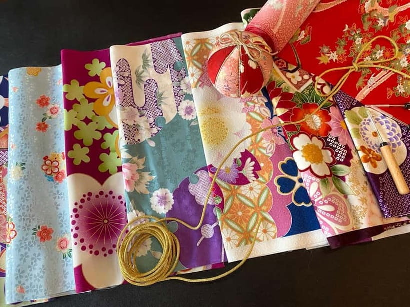 Kyoto: Traditional Kimono Fabric Handicrafts Workshop - Value at $25 per person