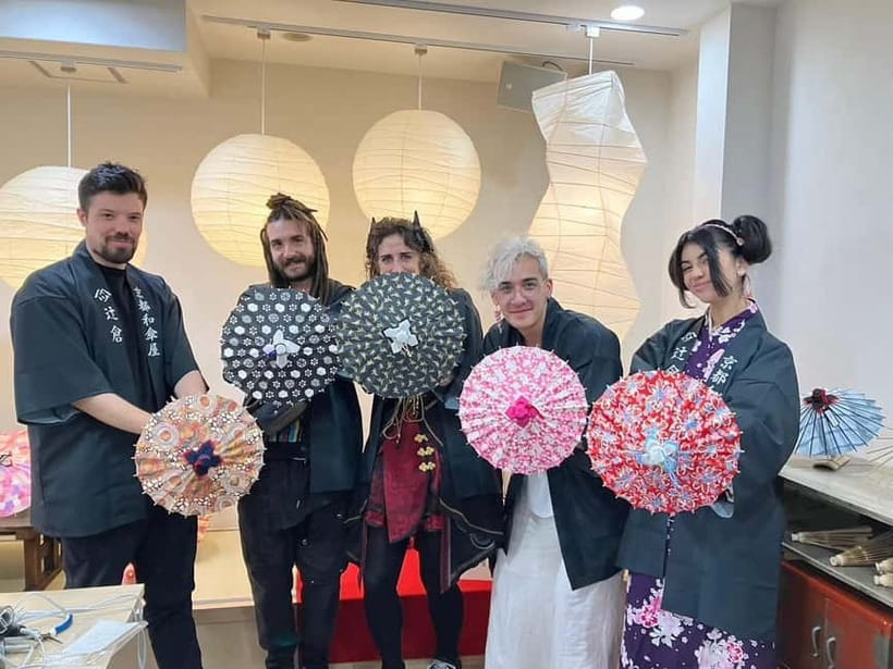 Kyoto: Traditional Mini Umbrella Making Workshop - Patient instruction matters more than speed