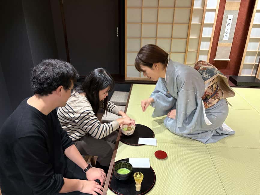 Kyoto: Traditional Tea Ceremony with Matcha & Sweets in Gion - Watching the tea master at work