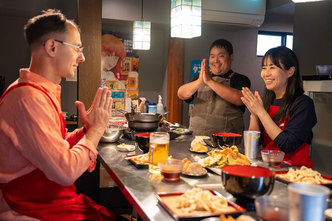 Kyoto Udon and Tempura Cooking Class with Professional Chefs - Key points at a glance
