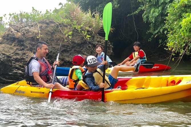 Mangrove kayaking to enjoy nature in Okinawa - A family activity with sensible age rules
