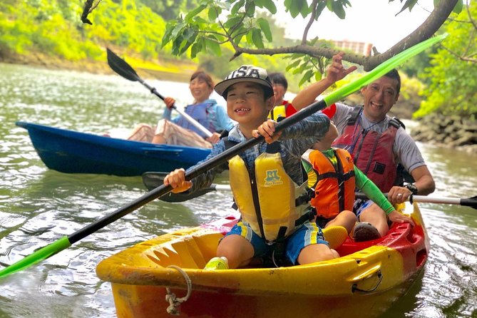 Mangrove kayaking to enjoy nature in Okinawa - Check-in, changing, and your first paddle strokes