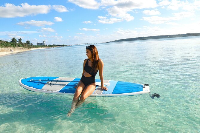 Miyako SUP or Canoe Tour on a Spectacular Beach in Miyako - Paddling across the clear blue water