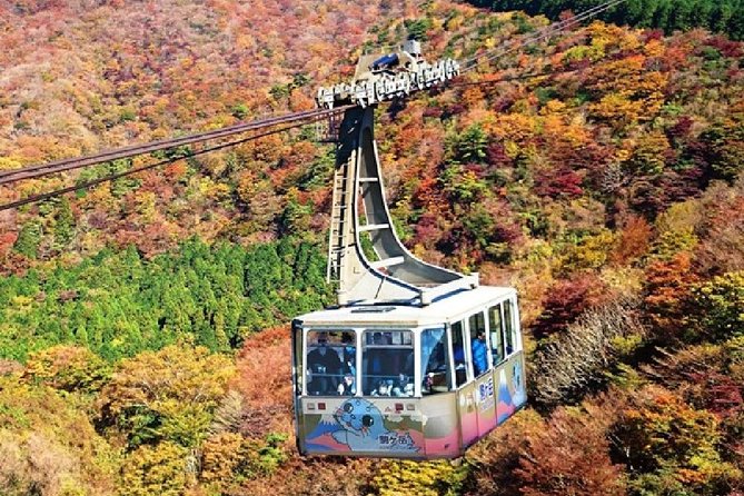 Mt Fuji & Hakone Cruise, Drum Show Bus 1 Day from Tokyo - Mt Komagatake Ropeway and the summit
