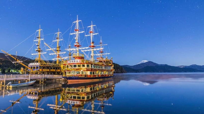 Mt.Fuji Hakone Day Tour With Lake Ashi Cruise, FREE Ropeway - Riding above Hakone’s volcanic ground