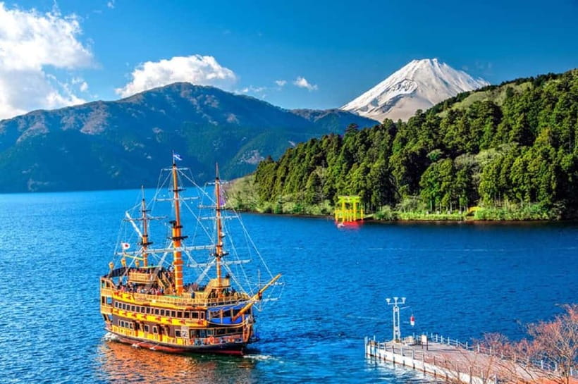 Mt Fuji Hakone/Enoshima Tour:Optional Ropeway/Lake Ashi Boat - Owakudani’s steam vents and black eggs