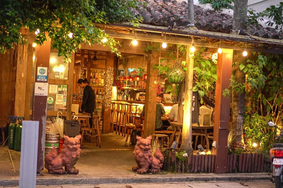 Naha Bar Hopping Tour in Okinawa - First izakaya: Okinawa beer, local dishes, and habu-shu
