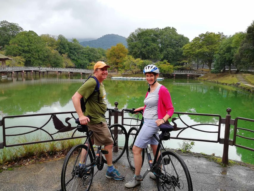 Nara: City Highlights Shared Group or Private Bike Tour - Nandaimon Gate and the scale of Tōdai-ji