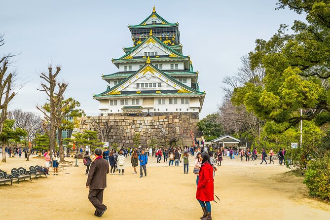 Nara Park, Osaka & Kobe from Kyoto Full Day tour - Osaka Castle: one hour for a major landmark