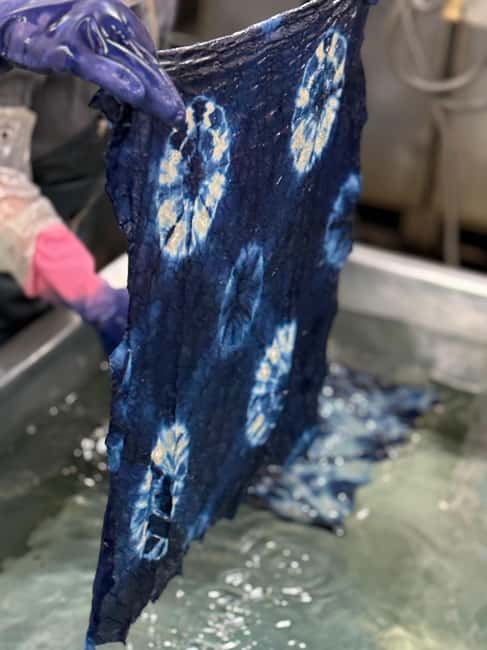 Natural Indigo Dyeing with Local Masters (Private Atelier) - What the two-hour schedule feels like