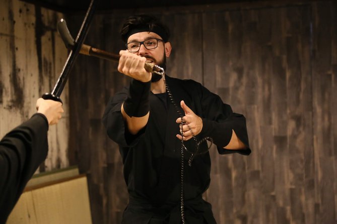 Ninja 2-hour Hands-on Lesson by Japanese master in Kyoto -Medium - Starting at NINJA DOJO and STORE KYOTO