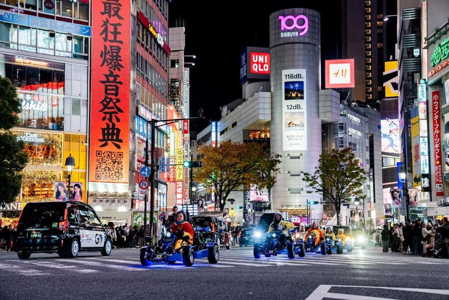 Official Japan Go-Kart Through Shibuya / Shinjuku - Tokyo Tower, the Imperial Palace, and Tokyo Station