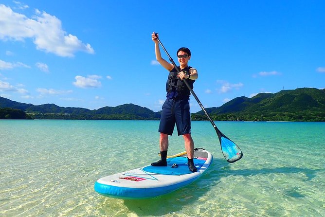 Okinawa Ishigaki Kabira Bay SUP or Canoe and Blue Cave Snorkeling - What the SUP and canoe session feels like