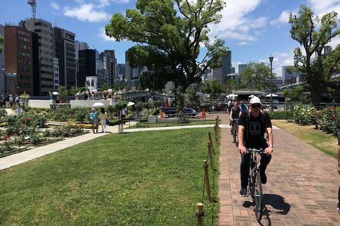 One-Day Osaka Bike Adventure: 5–6 Hours - Osaka Castle Park, the big visual payoff