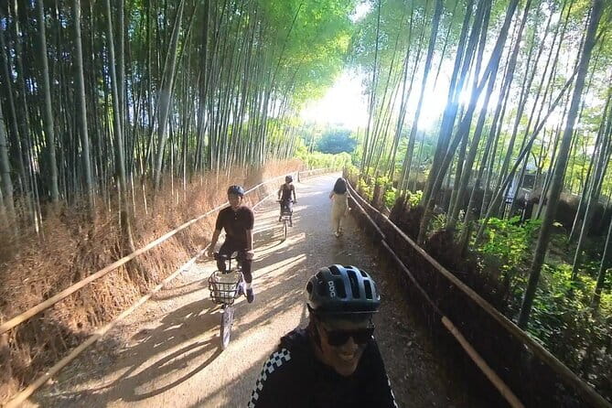 ONLY YOU in the Bamboo Forest! 4 hours E-bike tour with a local - Riding through Arashiyama Bamboo Forest