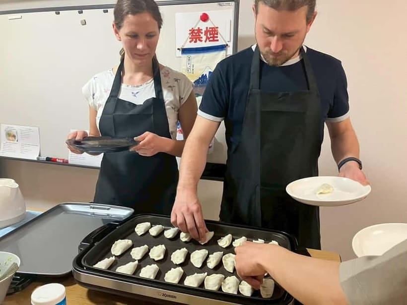 Osaka: Cooking Class Ramen & Gyoza Course in Nanba - The first 30 minutes: orientation, tools, and preparation