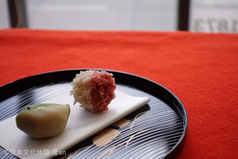 Osaka: Japanese Traditional Sweets Making and Tea Ceremony - Making nerikiri from Kyoto bean paste