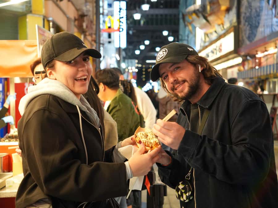 Osaka Morning Tour: Shitennoji Temple, Shinsekai &Doutonbori - What you actually eat on the tour