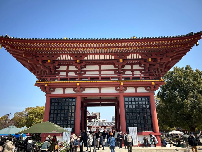 Osaka Morning Tour: Shitennoji Temple, Shinsekai &Doutonbori - Doutonbori and an important route question