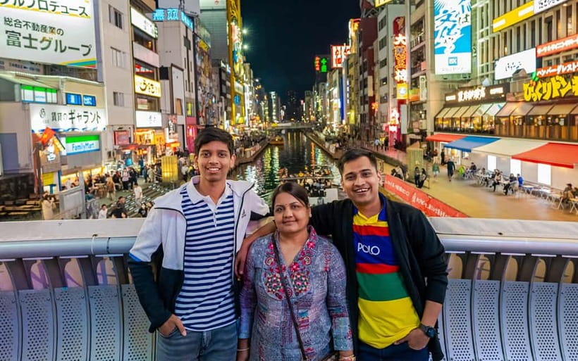 Osaka: Private Vibrant Nighttime Photoshoot (Dotonbori) - Starting near Ebisubashi Bridge and the Glico Sign