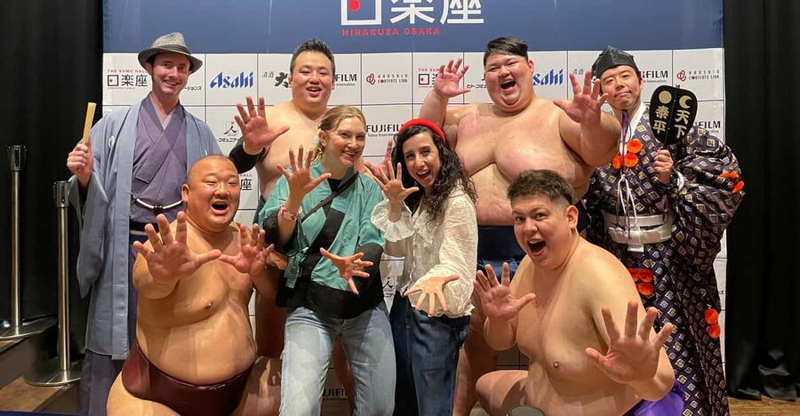 Osaka: Sumo Stage Show with Bento or Snack + Fight & Photo - Sumo in a theater, not a tournament