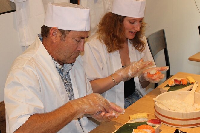 Osaka Sushi Making Experience - Eating the 12 pieces you prepare