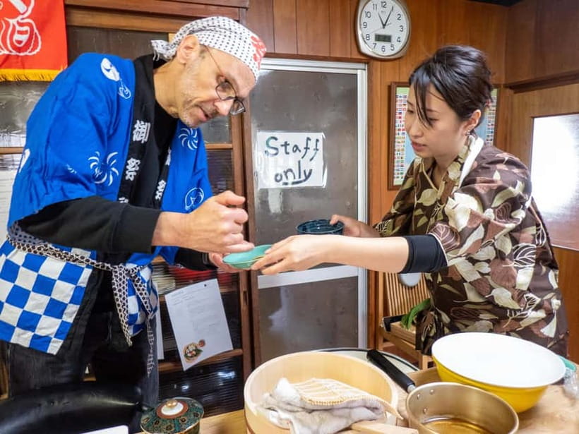 Osaka Sushi Miso soup Adventure: A Journey of Exotic Flavors - Getting to the class from Namba