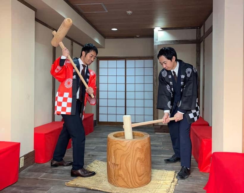 Osaka: Traditional Mochi Pounding Experience with Tasting - The one-hour route from rice to mochi
