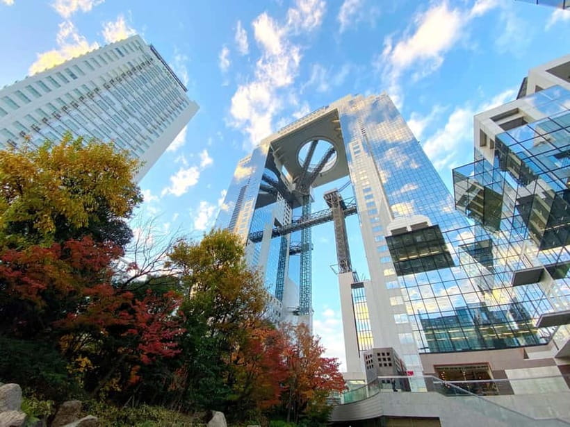 Osaka: Umeda Sky Building Official E-Ticket - The elevator and escalator journey to the top