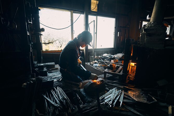 Private Echizen Knife Making Factory and walking Tour - Yamaken Woodworks: the feel and smell of a knife handle