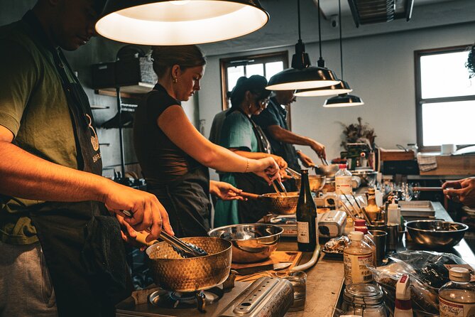 Professional Ramen & Gyoza with Ramen Chef in a restaurant! - Folding gyoza alongside the ramen
