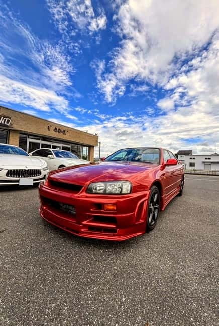 R34Skyline Daikoku PA Fast & Furious Private Experience - Rainbow Bridge gives the drive a Tokyo setting