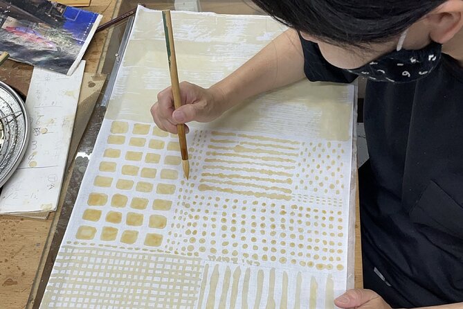 Roketsu dyeing experience: M course Roketsu Dyeing Experience - The language question and level of help