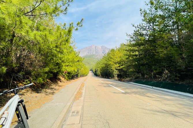 Sakurajima Century Lava Climb Journey with E-bike - The climb toward Taisho lava