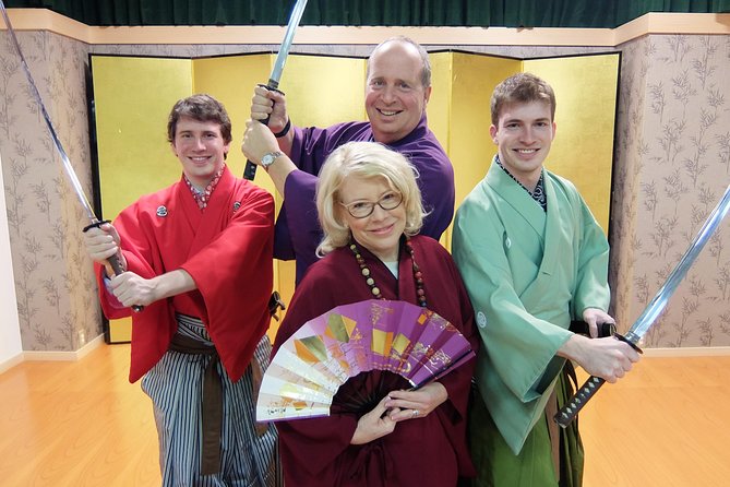 Samurai School in Kyoto: Samurai for a Day - Costume time and the photo session