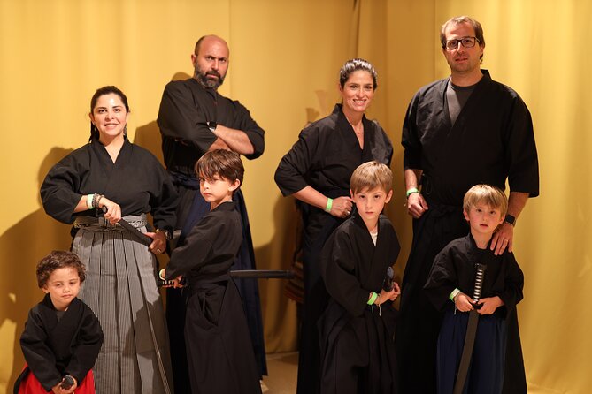 Samurai Sword Experience (Family Friendly)at SAMURAI MUSEUM KYOTO - Hearing about samurai life before the sword lesson