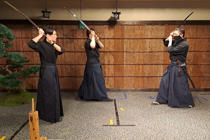 Samurai Sword Experience (Family Friendly)at SAMURAI MUSEUM KYOTO - Watching the demonstration and trying the sword
